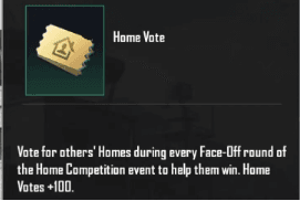 1 Million Home Vote Popularity PUBG MOBILE