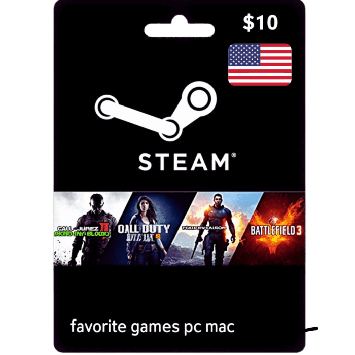 Steam Gift Card USA 10 USD