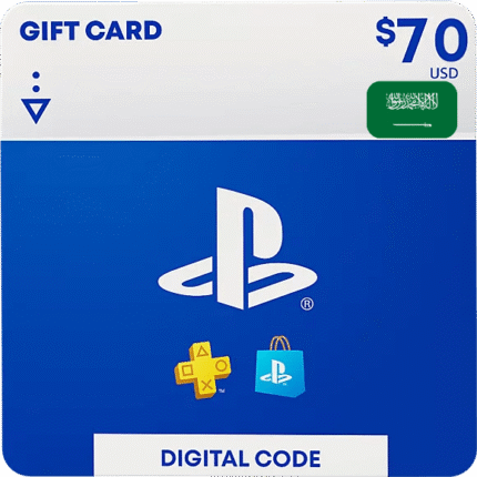 PSN Playstation Network Gift Card KSA 70 USD
